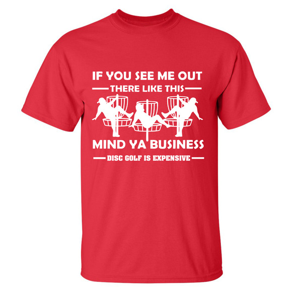 Disc Golf T Shirt STRIPPER MAN DiscGolf Funny Discgolfing Discgolfer Shirt - Picture 16 of 16